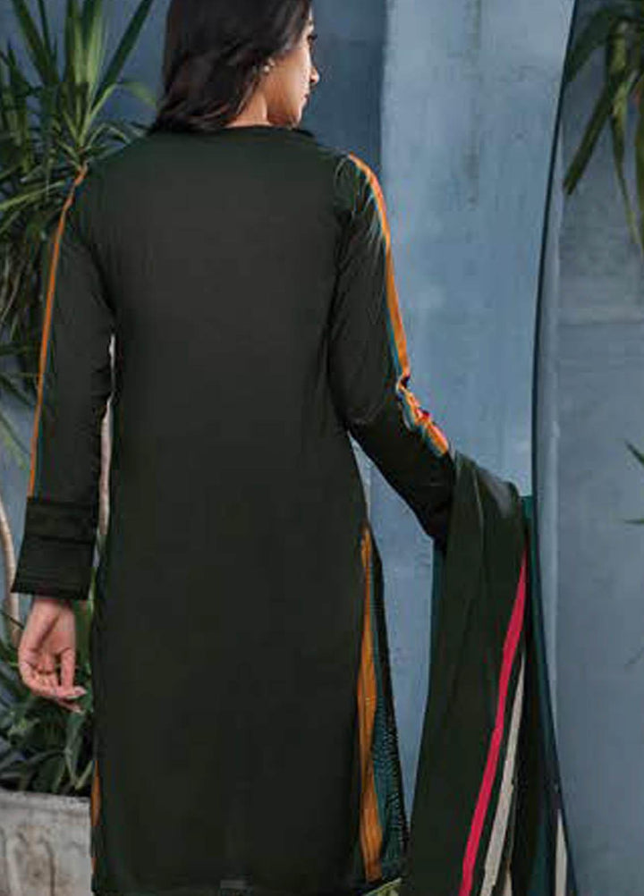 LimeLight Printed Lawn Suits Unstitched 2 Piece LL21S U-1504 BROWN - Summer Collection