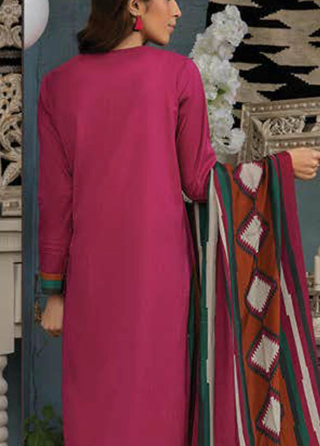 LimeLight Printed Lawn Suits Unstitched 2 Piece LL21S U-1504 PINK - Summer Collection