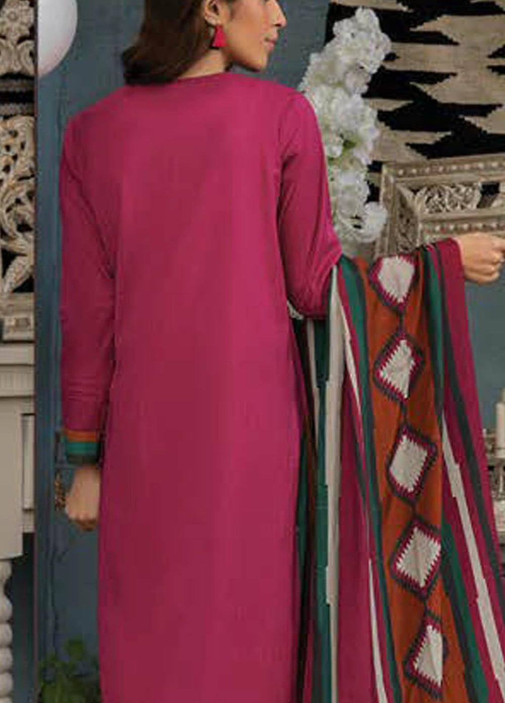 LimeLight Printed Lawn Suits Unstitched 2 Piece LL21S U-1504 PINK - Summer Collection