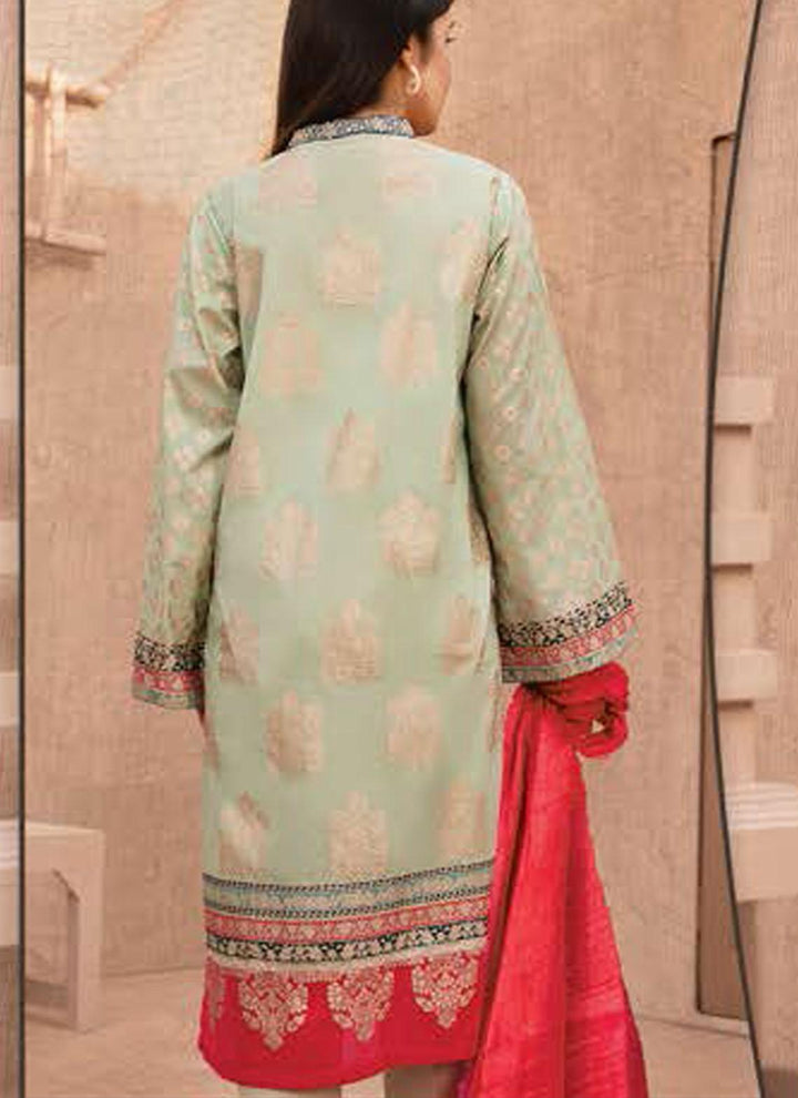 LimeLight Printed Lawn Suits Unstitched 3 Piece LL21US U1139 Green - Summer Collection