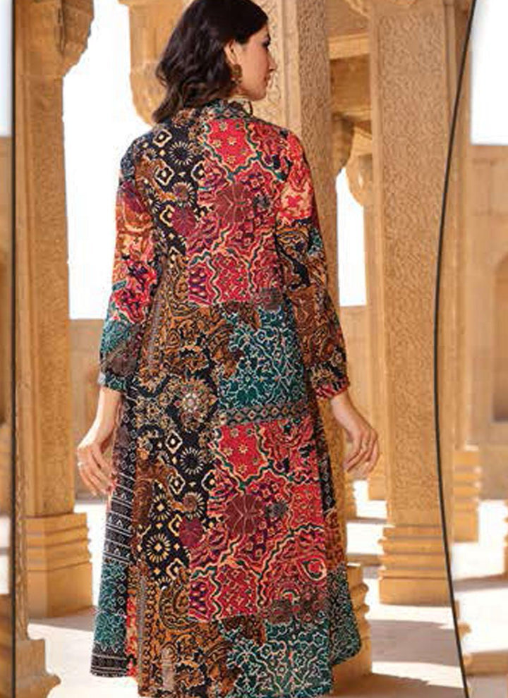 LimeLight Printed Lawn  Unstitched Kurties LL21US U1489 Green - Summer Collection