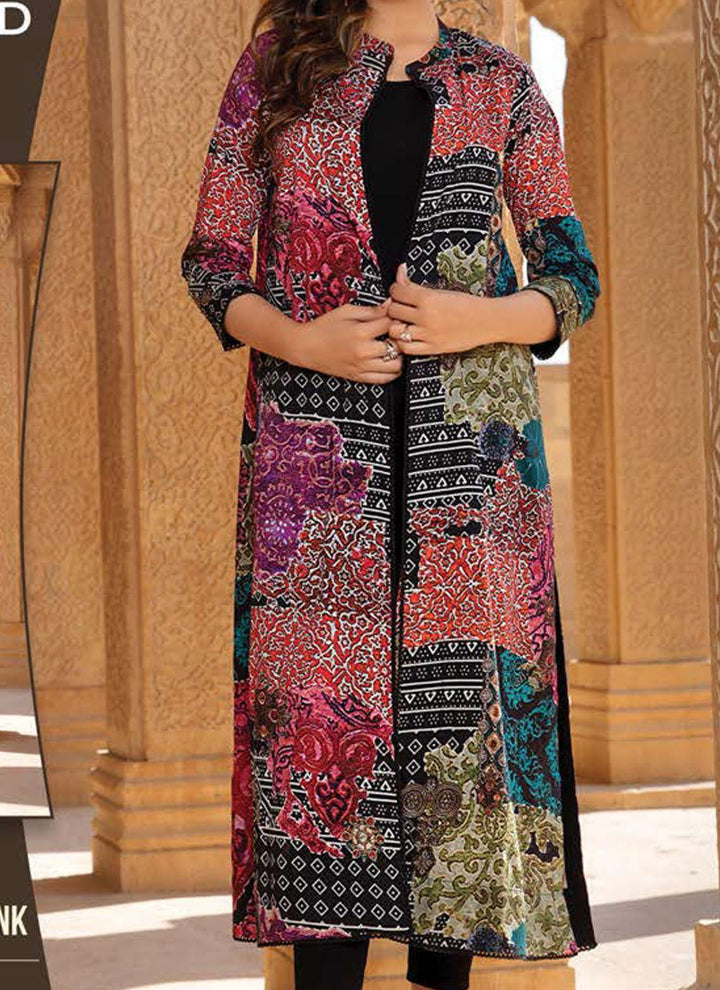 LimeLight Printed Lawn  Unstitched Kurties LL21US U1489 Pink - Summer Collection