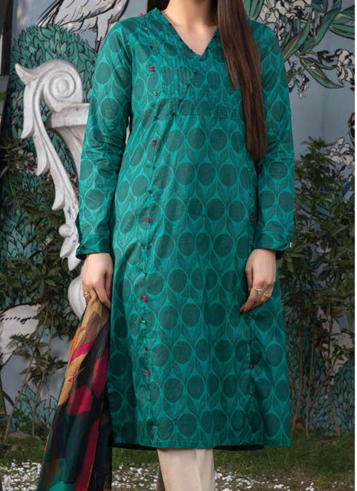 LimeLight Printed Lawn Suits Unstitched 2 Piece LL21US U1594 Zinc - Summer Collection