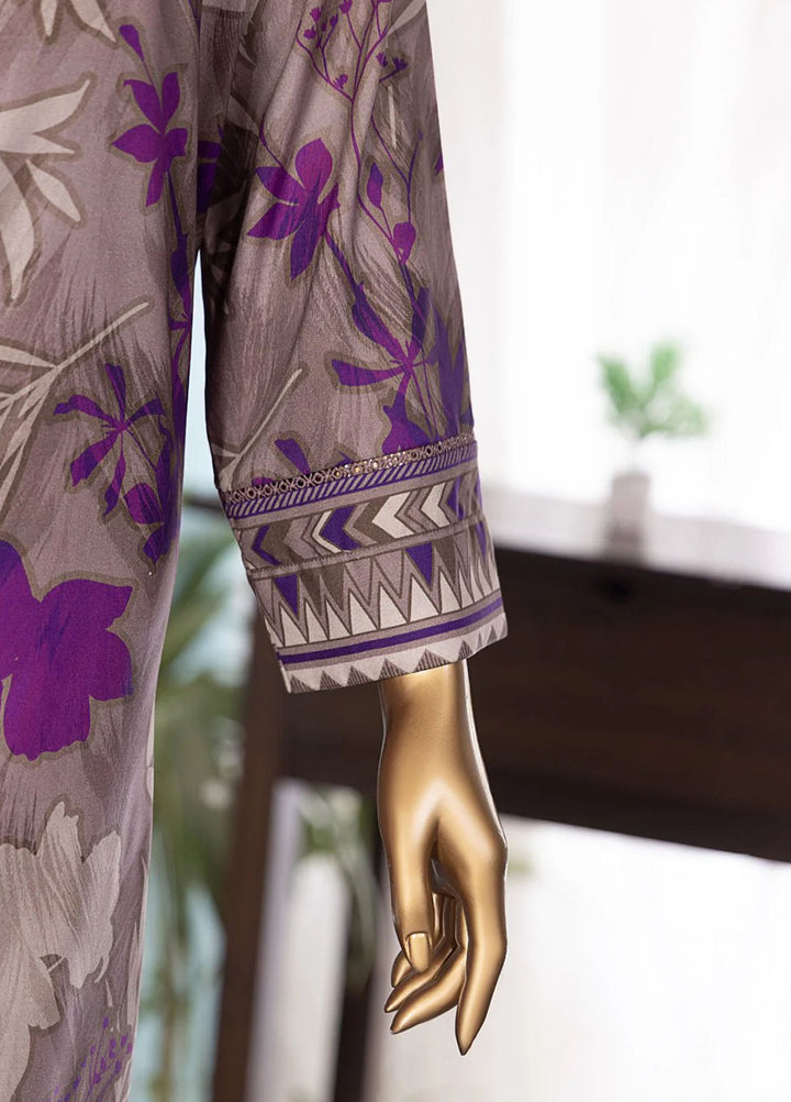 Linen Wintry by Hz Textiles Embroidered Linen Suits Unstitched 3 Piece LWP-1301 - Winter Collection