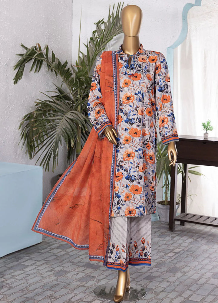 Linen Wintry by Hz Textiles Embroidered Linen Suits Unstitched 3 Piece LWP-1303 - Winter Collection