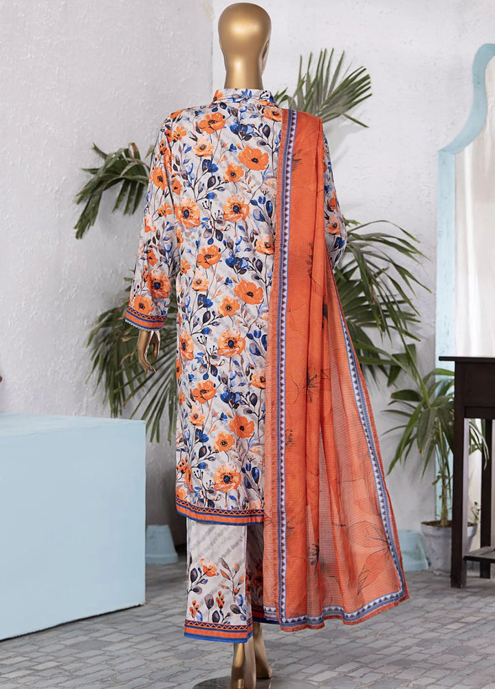 Linen Wintry by Hz Textiles Embroidered Linen Suits Unstitched 3 Piece LWP-1303 - Winter Collection