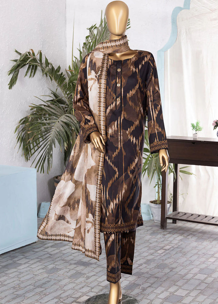 Linen Wintry by Hz Textiles Embroidered Linen Suits Unstitched 3 Piece LWP-1307 - Winter Collection