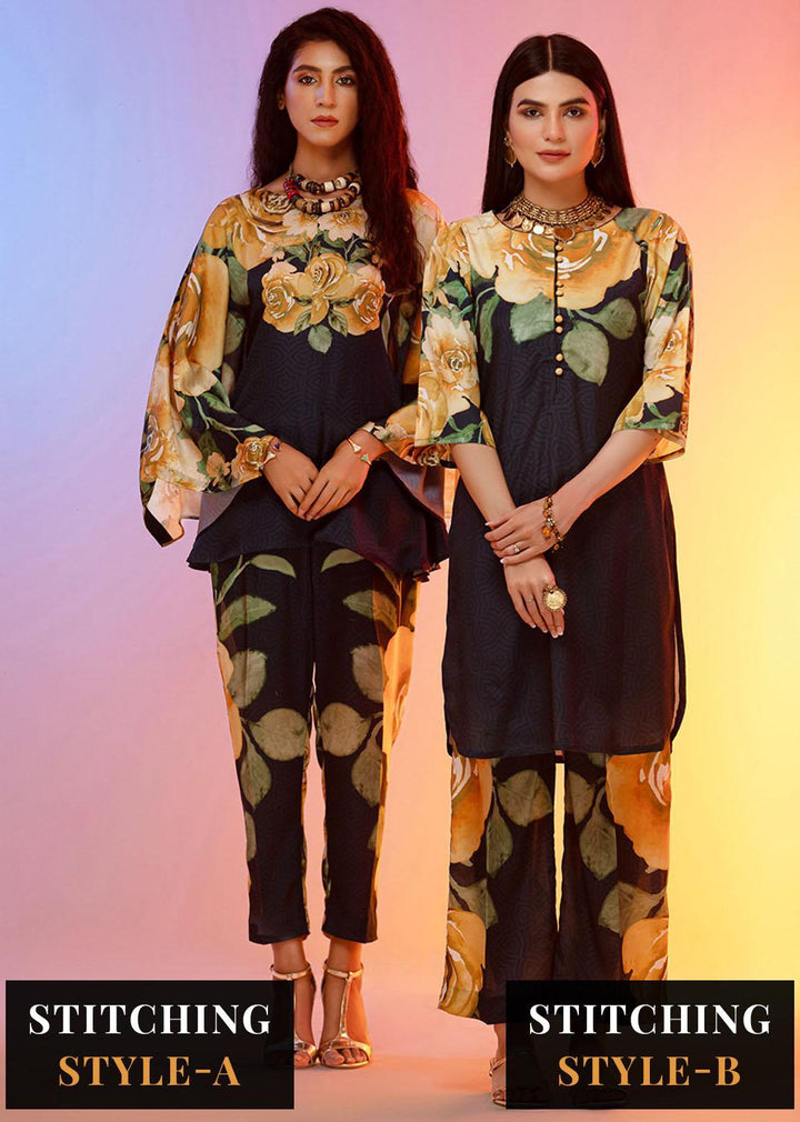 Look-a-Like By Noorma Kaamal Printed Silk Suits Unstitched 2 Piece NK22LL 04 - Casual Collection