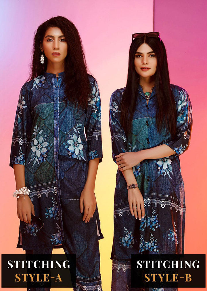 Look-a-Like By Noorma Kaamal Printed Silk Suits Unstitched 2 Piece NK22LL 05 - Casual Collection