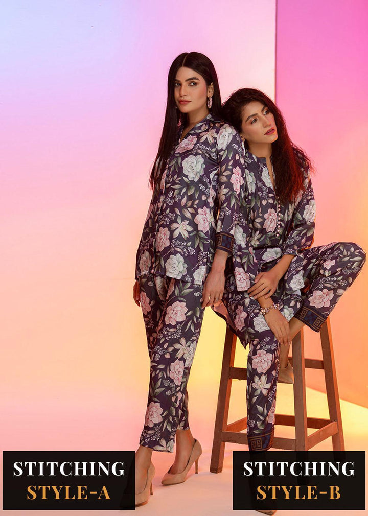 Look-a-Like By Noorma Kaamal Printed Silk Suits Unstitched 2 Piece NK22LL 06 - Casual Collection