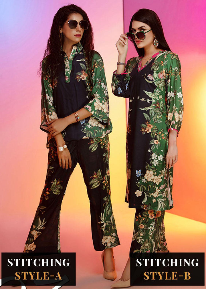 Look-a-Like By Noorma Kaamal Printed Silk Suits Unstitched 2 Piece NK22LL 07 - Casual Collection