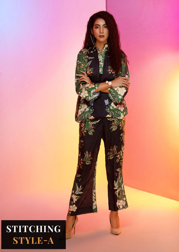 Look-a-Like By Noorma Kaamal Printed Silk Suits Unstitched 2 Piece NK22LL 07 - Casual Collection