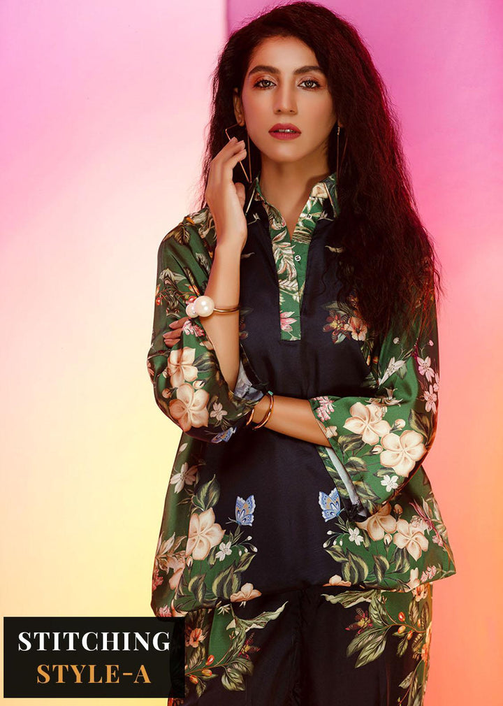 Look-a-Like By Noorma Kaamal Printed Silk Suits Unstitched 2 Piece NK22LL 07 - Casual Collection