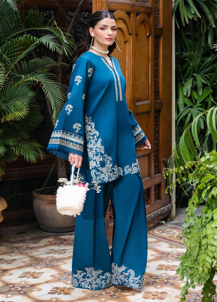 Lovent by Sahane Pret Embroidered Lawn 2 Piece Suit ME23001 Euphoria