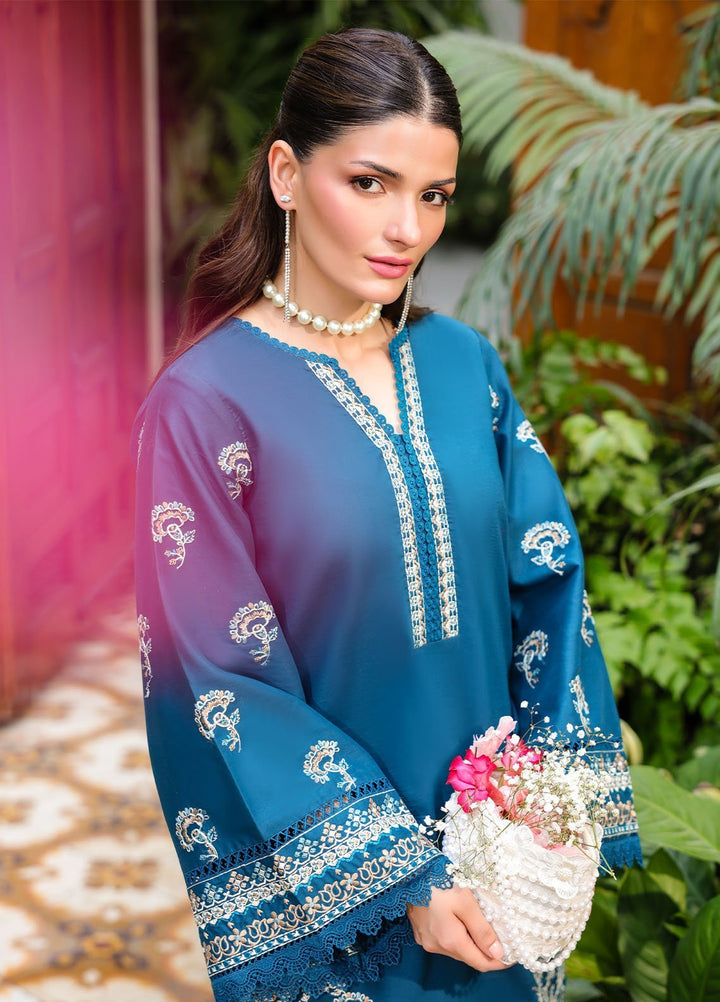 Lovent by Sahane Pret Embroidered Lawn 2 Piece Suit ME23001 Euphoria