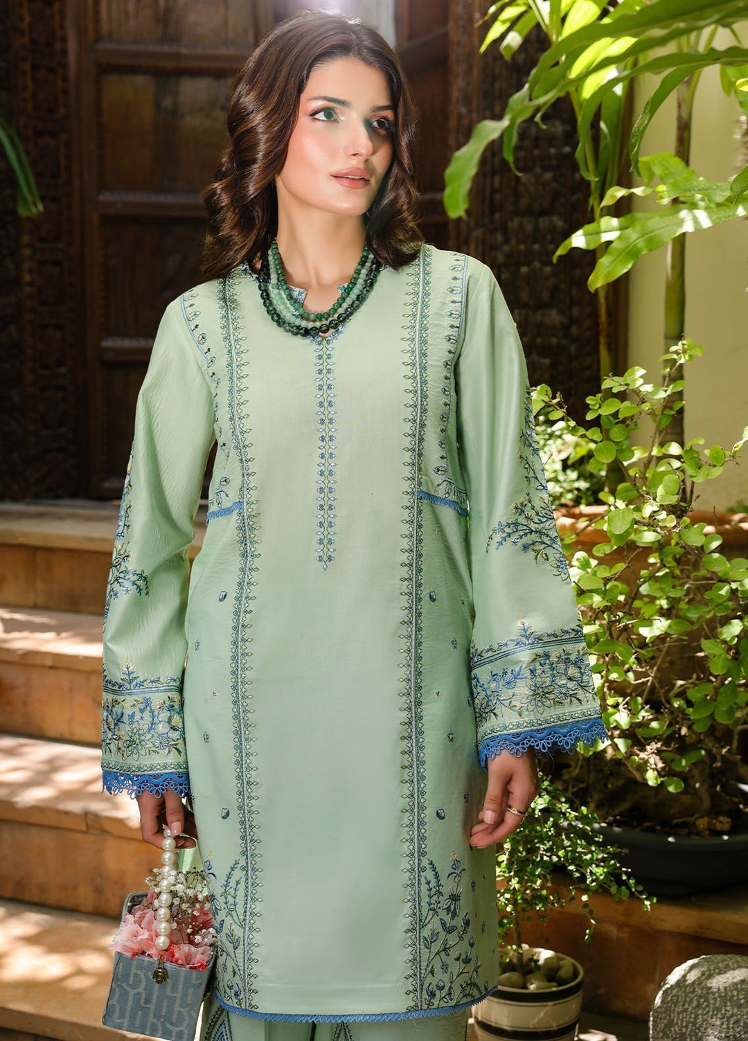 Lovent by Sahane Pret Embroidered Lawn 2 Piece Suit ME23003 Zoe