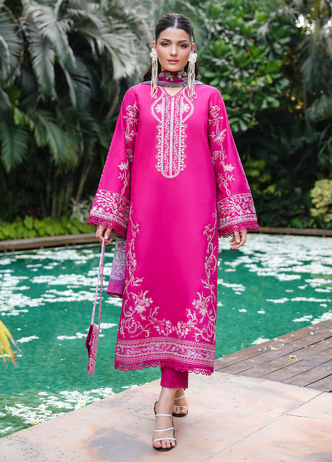 Lovent by Sahane Pret Embroidered Lawn 3 Piece Suit ME23007 Seraph