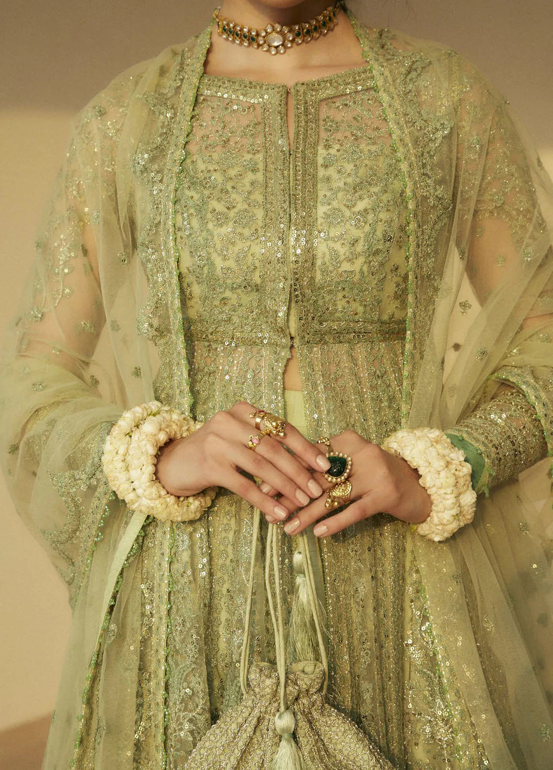 Lovent by Zara Shahjahan Embroidered Net Suits Unstitched 4 Piece ZS25IW D1 Sofia - Wedding Collection