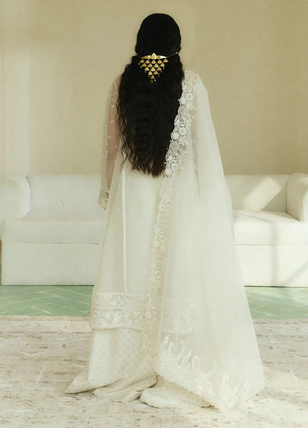 Lovent by Zara Shahjahan Embroidered Organza Suits Unstitched 4 Piece ZS25IW D2 Vie - Wedding Collection