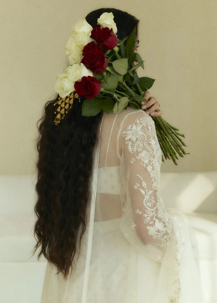 Lovent by Zara Shahjahan Embroidered Organza Suits Unstitched 4 Piece ZS25IW D2 Vie - Wedding Collection