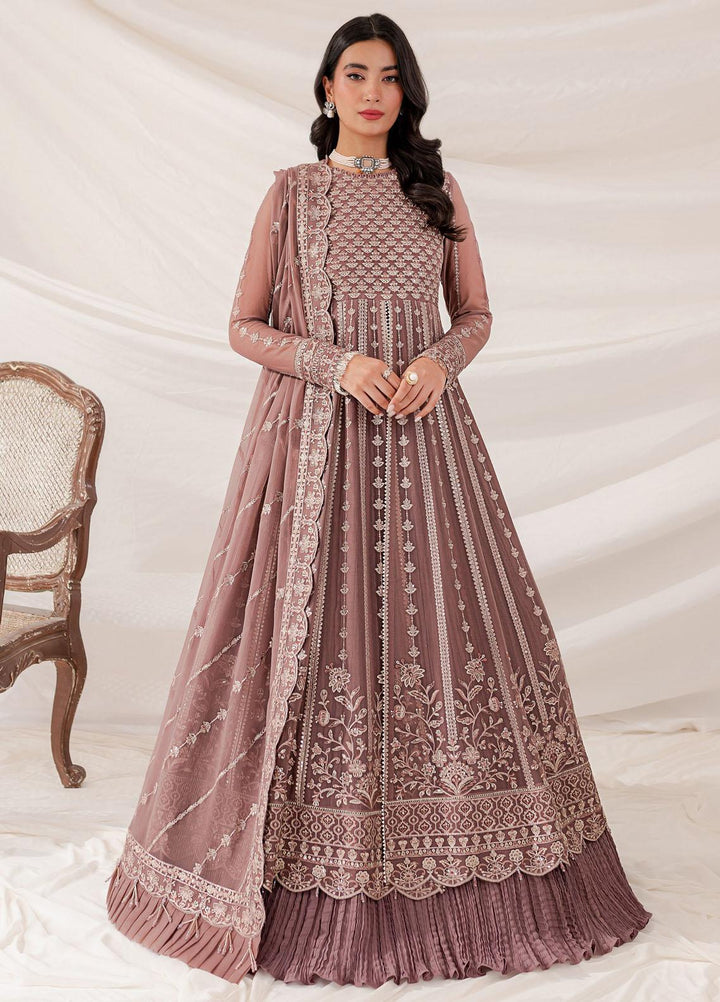 Lumiere By Farasha Embroidered Chiffon Suits Unstitched 3 Piece FSH23LM D-01 Alicia - Luxury Collection