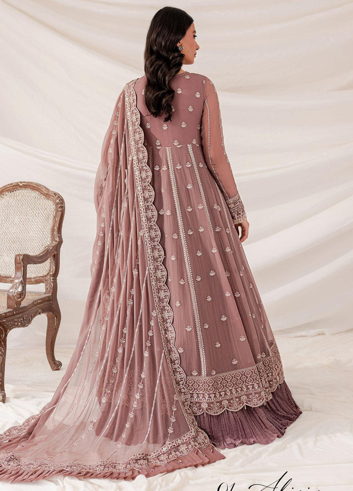 Lumiere By Farasha Embroidered Chiffon Suits Unstitched 3 Piece FSH23LM D-01 Alicia - Luxury Collection