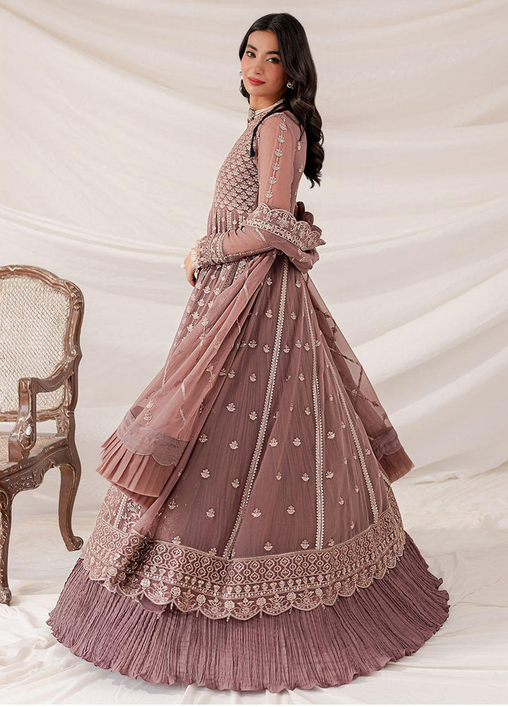 Lumiere By Farasha Embroidered Chiffon Suits Unstitched 3 Piece FSH23LM D-01 Alicia - Luxury Collection