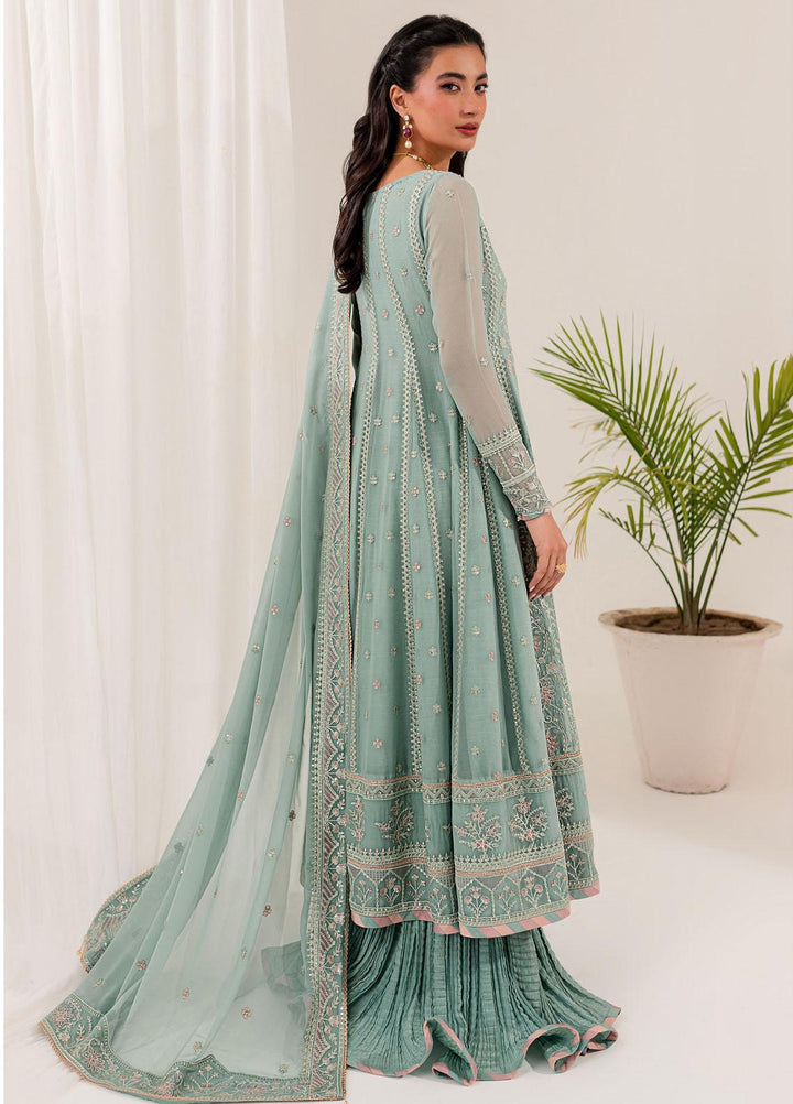 Lumiere By Farasha Embroidered Chiffon Suits Unstitched 3 Piece FSH23LM D-07 Thistle - Luxury Collection