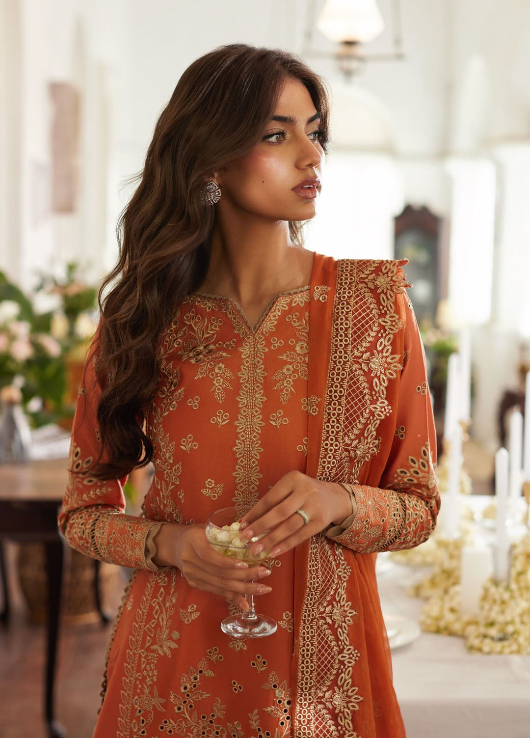 Lumiere by Gulaal Chikankari Lawn Suits Unstitched 3 Piece GL25LC D-02 Solara - Summer Collection