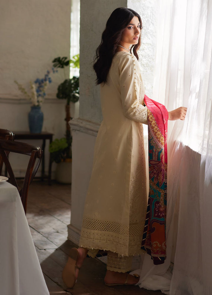 Minor Defect - Lumiere by Gulaal Chikankari Lawn Suits Unstitched 3 Piece GL25LC D-03 Azmin - Summer Collection