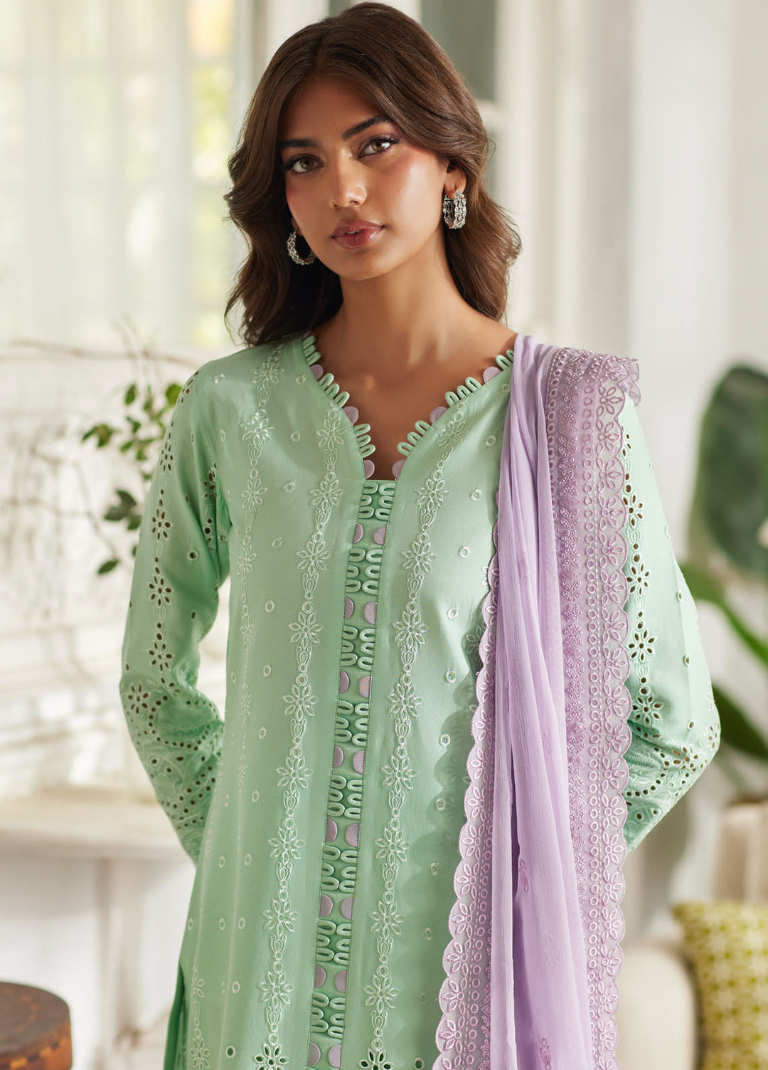 Lumiere by Gulaal Chikankari Lawn Suits Unstitched 3 Piece GL25LC D-07 Alira - Summer Collection