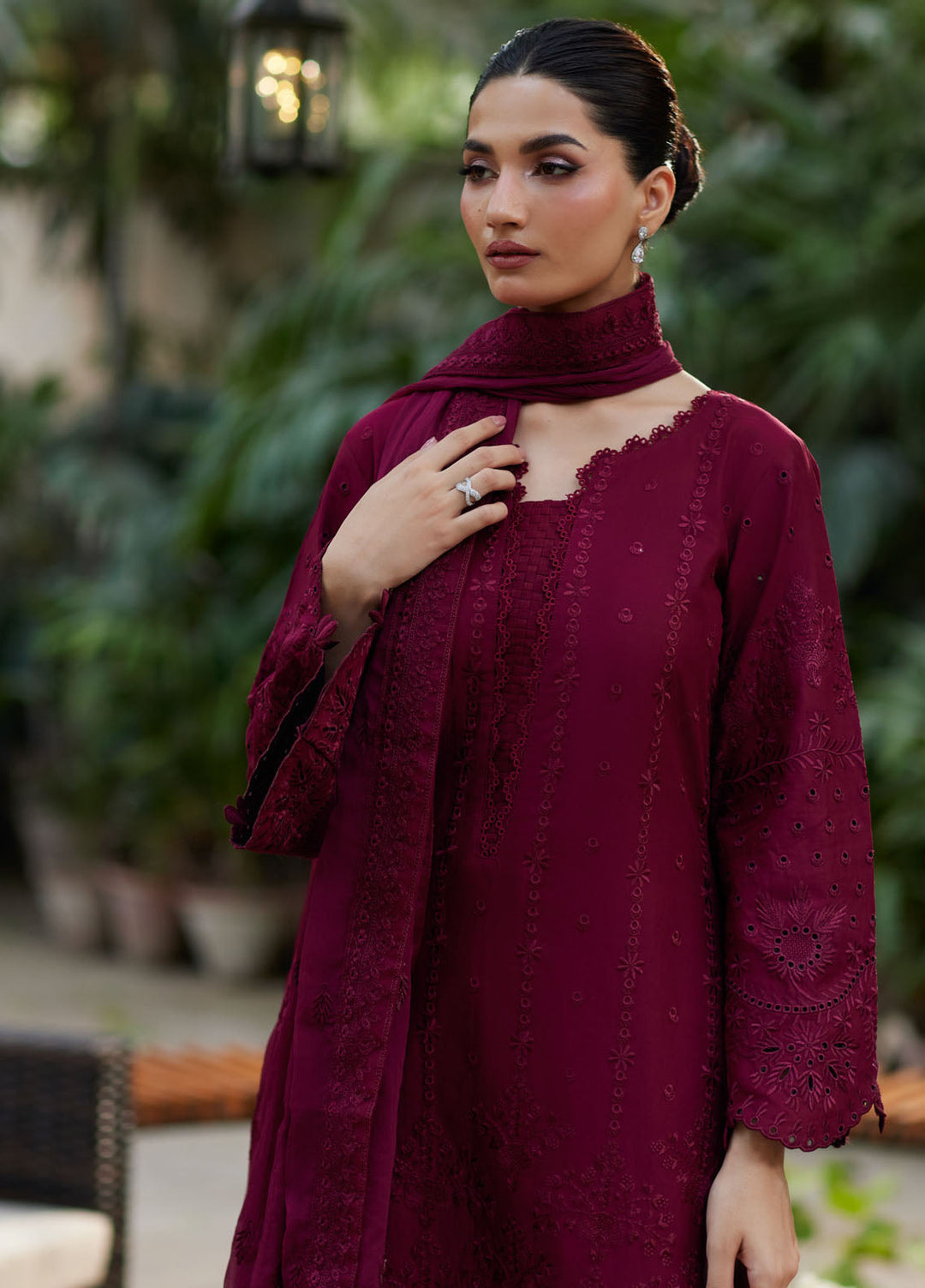 Lumiere by Gulaal Chikankari Lawn Suits Unstitched 3 Piece GL25LC D-08 Reina - Summer Collection