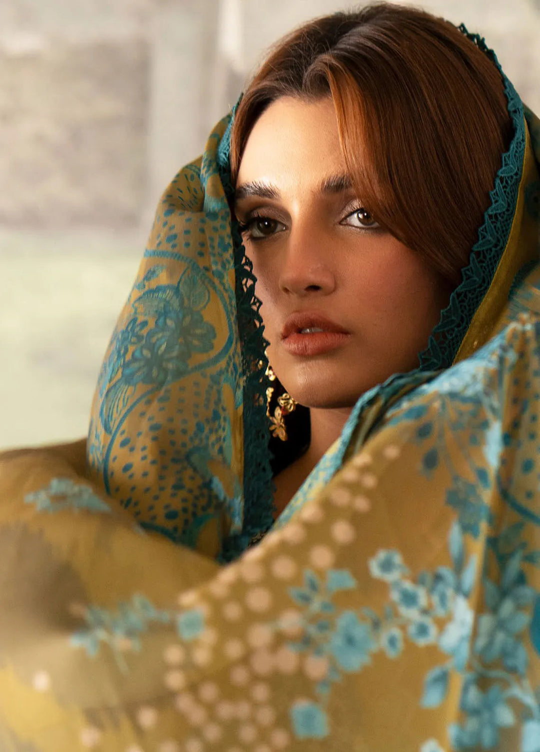 Lumiere By Saad Shaikh Embroidered Silk Suit Unstitched 3 Piece SSK24LF D-03 Foret - Formal Collection