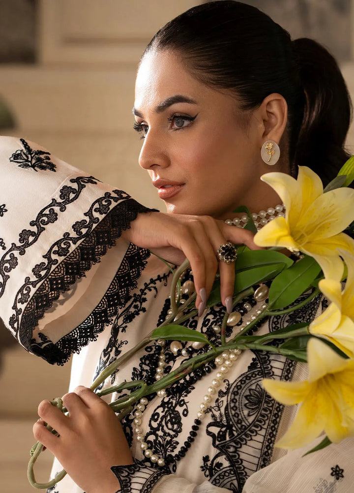 Lumiere By Saad Shaikh Embroidered Silk Suit Unstitched 3 Piece SSK24LF D-05 Stellaire - Formal Collection