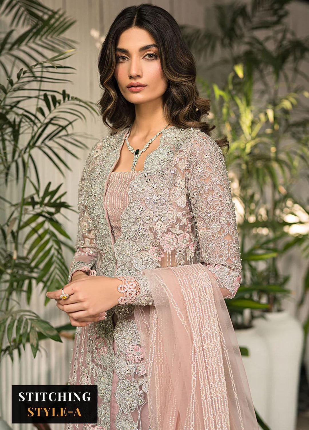 Lumiere By Saira Rizwan Embroidered Organza Suits Unstitched 4 Piece SR23LF SR-01 Ella - Festive Collection