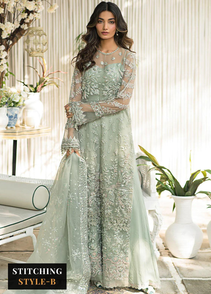 Lumiere By Saira Rizwan Embroidered Organza Suits Unstitched 4 Piece SR23LF SR-03 Talya - Festive Collection