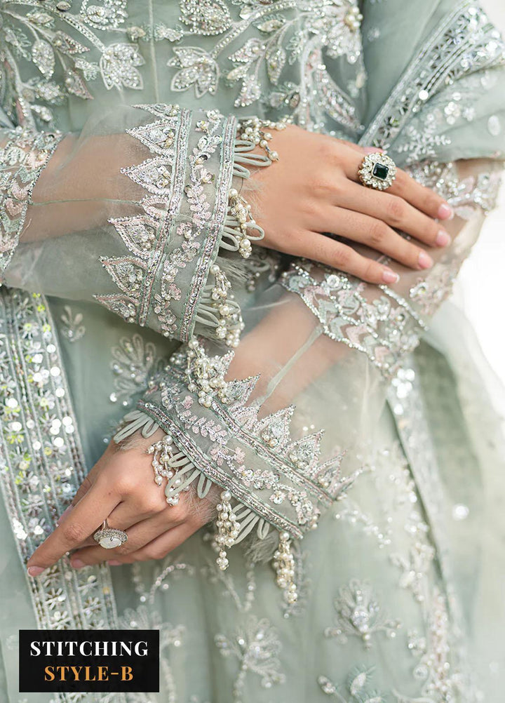 Lumiere By Saira Rizwan Embroidered Organza Suits Unstitched 4 Piece SR23LF SR-03 Talya - Festive Collection