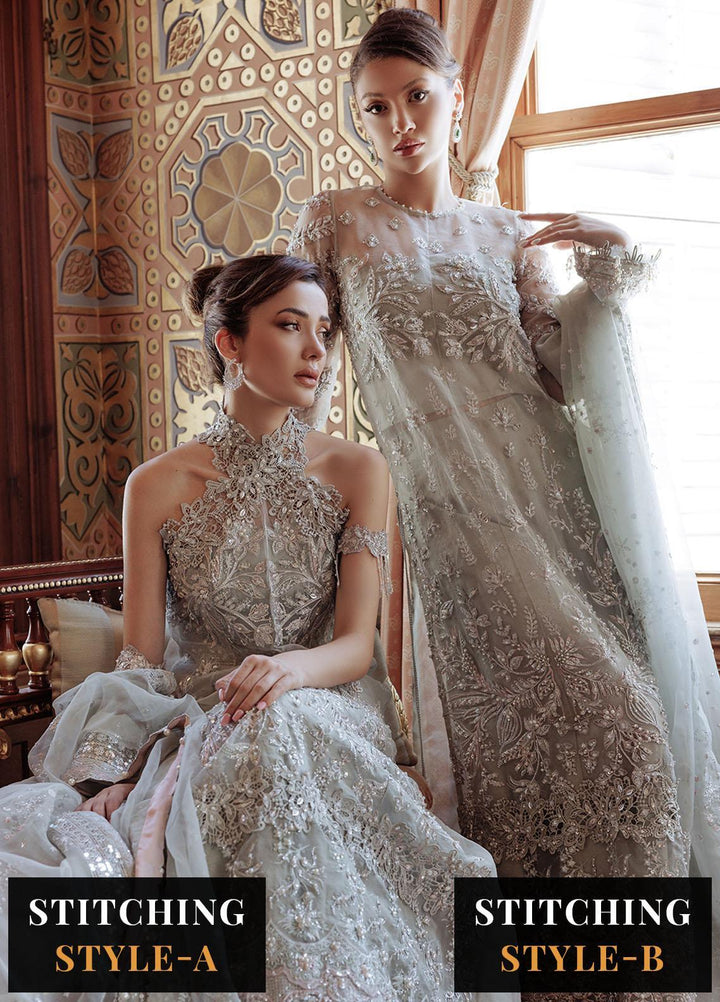 Lumiere By Saira Rizwan Embroidered Organza Suits Unstitched 4 Piece SR23LF SR-03 Talya - Festive Collection