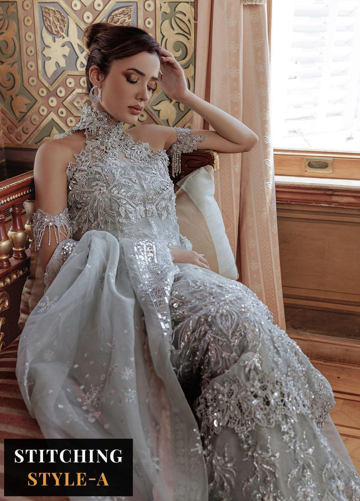 Lumiere By Saira Rizwan Embroidered Organza Suits Unstitched 4 Piece SR23LF SR-03 Talya - Festive Collection