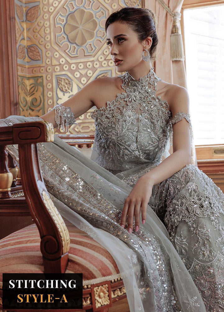 Lumiere By Saira Rizwan Embroidered Organza Suits Unstitched 4 Piece SR23LF SR-03 Talya - Festive Collection