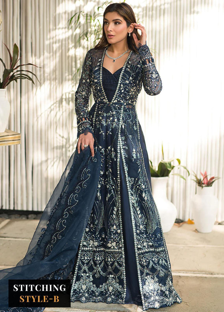 Lumiere By Saira Rizwan Embroidered Organza Suits Unstitched 4 Piece SR23LF SR-08 Shay - Festive Collection