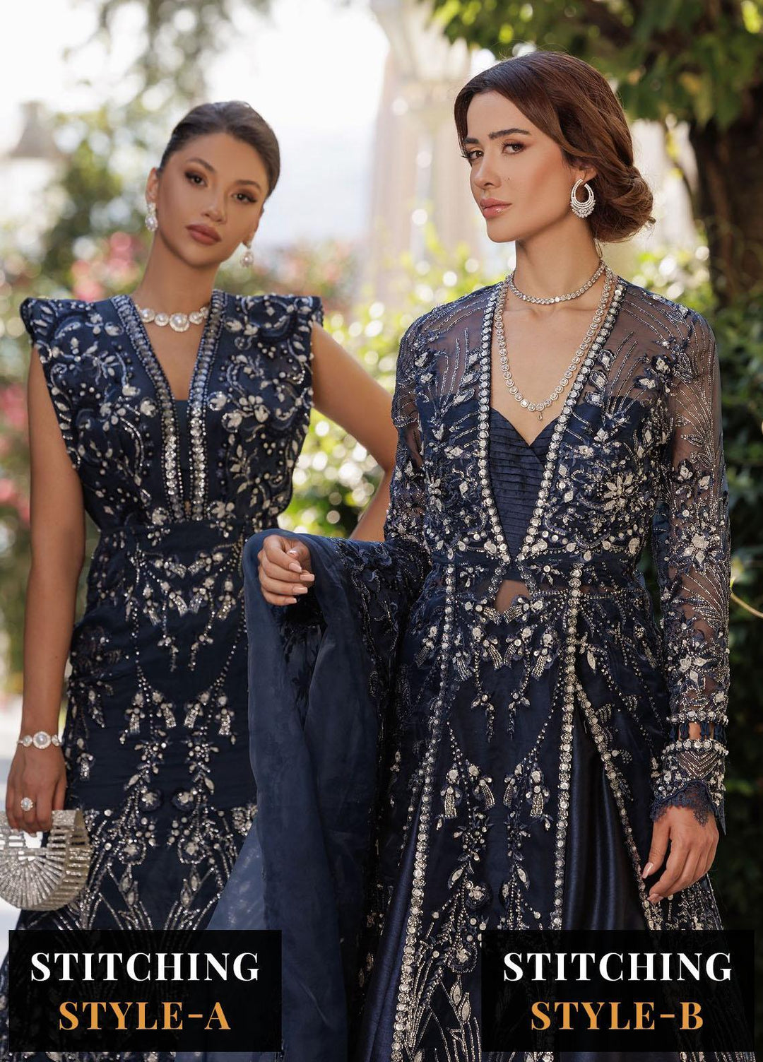 Lumiere By Saira Rizwan Embroidered Organza Suits Unstitched 4 Piece SR23LF SR-08 Shay - Festive Collection