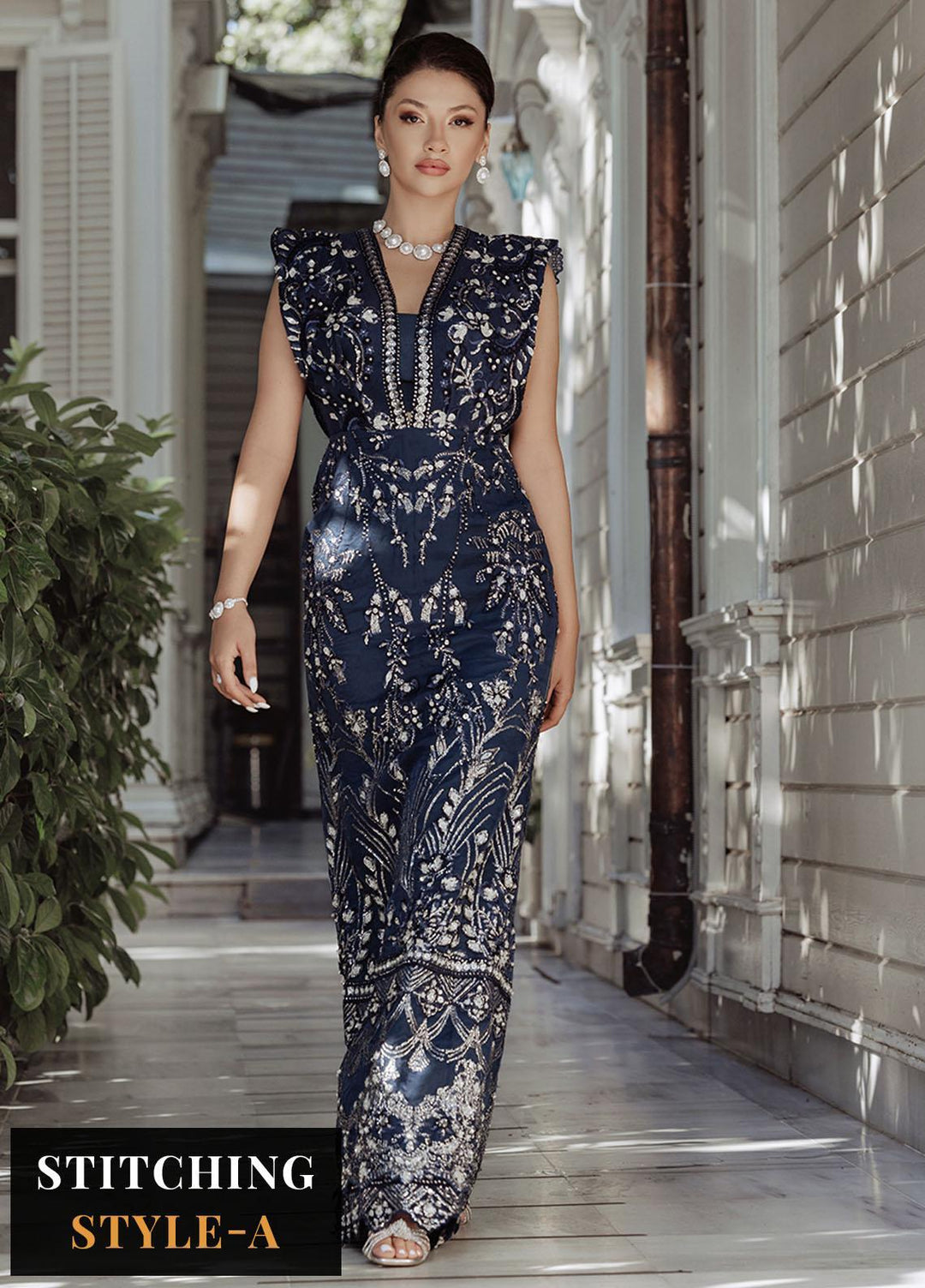 Lumiere By Saira Rizwan Embroidered Organza Suits Unstitched 4 Piece SR23LF SR-08 Shay - Festive Collection