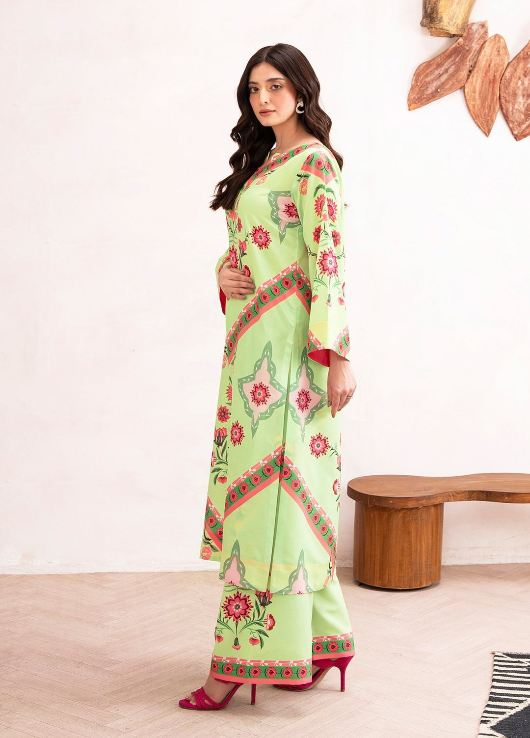 Lumina by Reet Clothing Pret Printed Cotton 2 Piece Suit Anemona