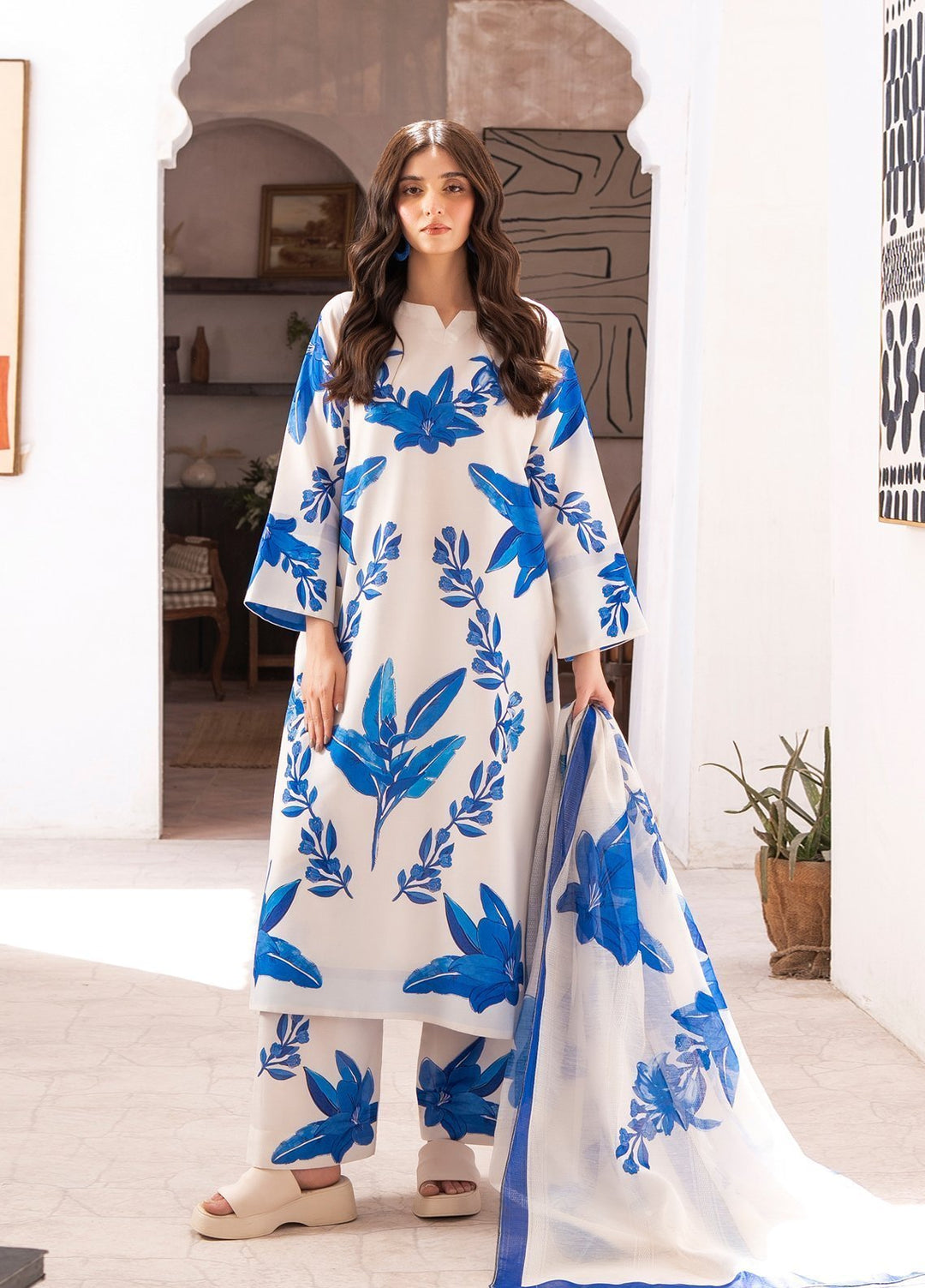 Lumina by Reet Clothing Pret Printed Cotton 2 Piece Suit Izara