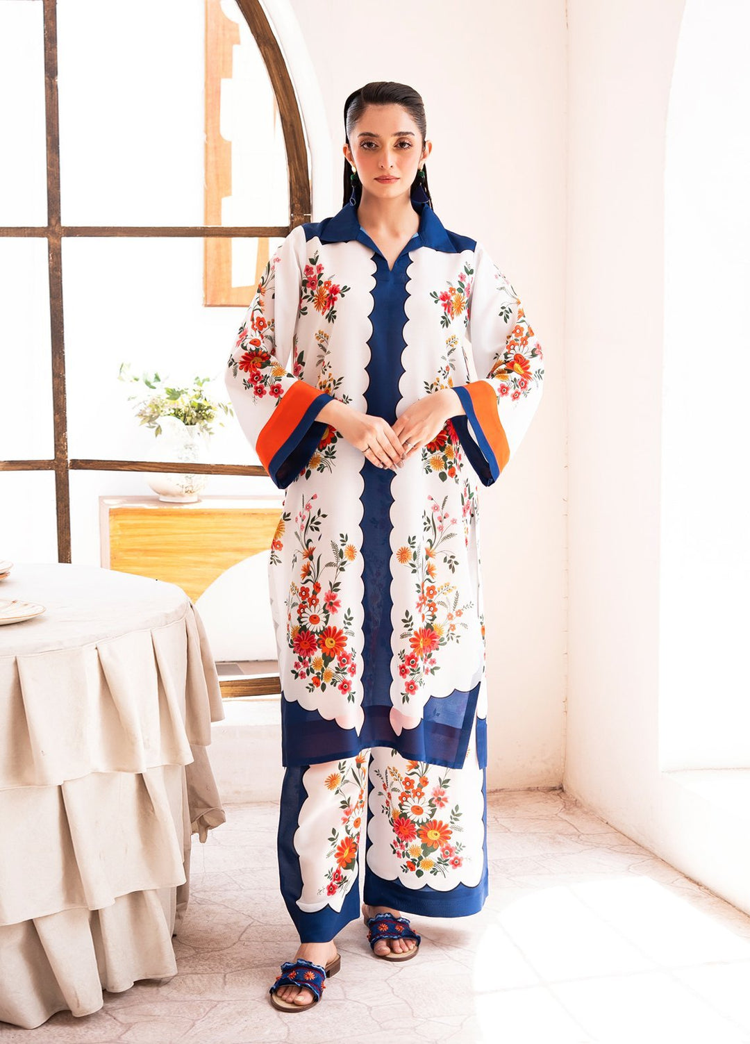 Lumina by Reet Clothing Pret Printed Cotton 2 Piece Suit Ortensia