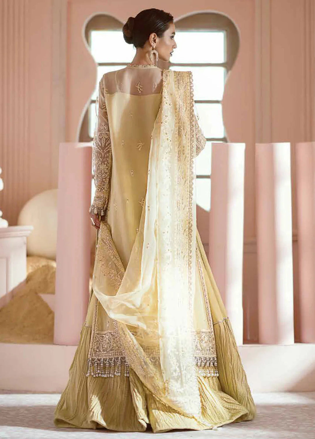 Luminara By Ayzel Embroidered Organza Suit Unstitched 3 Piece AAF24L AWF-02 Leia - Formal Collection
