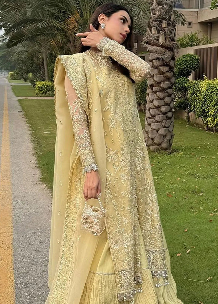 Luminara By Ayzel Embroidered Organza Suit Unstitched 3 Piece AAF24L AWF-02 Leia - Formal Collection