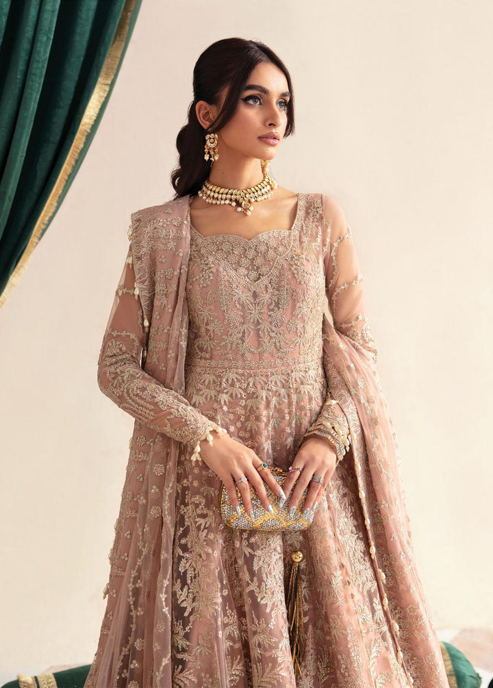 Luminara By Ayzel Embroidered Net Suits Unstitched 3 Piece AAF23L Chenille - Wedding Collection