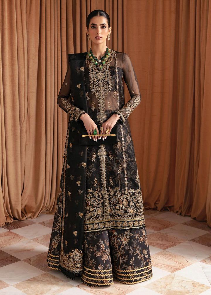 Luminara By Ayzel Embroidered Organza Suits Unstitched 3 Piece AAF23L Dusk - Wedding Collection